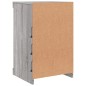 vidaXL Aparador con luces LED gris Sonoma 41x37x67 cm vidaXL Aparador con luces LED gris Sonoma 41x37x67 cm