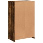 vidaXL Aparador con luces LED roble ahumado 60,5x37x100 cm vidaXL Aparador con luces LED roble ahumado 60,5x37x100 cm