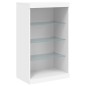 vidaXL Aparador con luces LED blanco 60,5x37x100 cm vidaXL Aparador con luces LED blanco 60,5x37x100 cm
