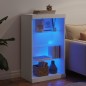 vidaXL Aparador con luces LED blanco 60,5x37x100 cm vidaXL Aparador con luces LED blanco 60,5x37x100 cm