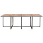 vidaXL Set comedor jardín 13 pzas ratán sintético y madera acacia gris vidaXL Set comedor jardín 13 pzas ratán sintético y madera acacia gris