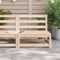 vidaXL Sofá jardín sin reposabrazos madera maciza de pino 70x70x67 cm vidaXL Sofá jardín sin reposabrazos madera maciza de pino 70x70x67 cm