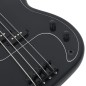 vidaXL Bajo eléctrico para principiantes con funda negro 4/4 46" vidaXL Bajo eléctrico para principiantes con funda negro 4/4 46"