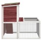 vidaXL Conejera de madera maciza de pino moca 102x90x84,5 cm vidaXL Conejera de madera maciza de pino moca 102x90x84,5 cm