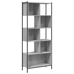 vidaXL Estantería madera de ingeniería gris Sonoma 72x28x172 cm