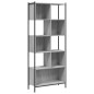 vidaXL Estantería madera de ingeniería gris Sonoma 72x28x172 cm vidaXL Estantería madera de ingeniería gris Sonoma 72x28x172 cm