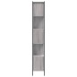 vidaXL Estantería madera de ingeniería gris Sonoma 72x28x172 cm vidaXL Estantería madera de ingeniería gris Sonoma 72x28x172 cm
