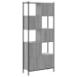 vidaXL Estantería madera de ingeniería gris Sonoma 72x28x172 cm vidaXL Estantería madera de ingeniería gris Sonoma 72x28x172 cm