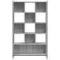 vidaXL Estantería madera de ingeniería gris Sonoma 102x28x172 cm vidaXL Estantería madera de ingeniería gris Sonoma 102x28x172 cm