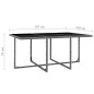 vidaXL Set de comedor de jardín 11 pzas y cojines ratán sintético gris vidaXL Set de comedor de jardín 11 pzas y cojines ratán sintético gris