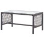 vidaXL Set muebles de jardín 4 piezas y cojines ratán sintético marrón vidaXL Set muebles de jardín 4 piezas y cojines ratán sintético marrón