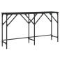 vidaXL Mesa consola madera de ingeniería negra 140x29x75 cm vidaXL Mesa consola madera de ingeniería negra 140x29x75 cm