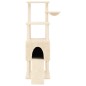 vidaXL Rascador para gatos con postes de sisal crema 153 cm vidaXL Rascador para gatos con postes de sisal crema 153 cm