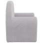 vidaXL Sofá para niños felpa suave gris claro vidaXL Sofá para niños felpa suave gris claro