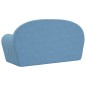 vidaXL Sofá cama de niños 2 plazas felpa suave azul vidaXL Sofá cama de niños 2 plazas felpa suave azul