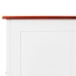 vidaXL Baúl de almacenaje con tapa madera de acacia marrón y blanco vidaXL Baúl de almacenaje con tapa madera de acacia marrón y blanco