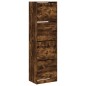 vidaXL Mueble zapatero 4 cajones abatibles roble ahumado 60x42x204 cm vidaXL Mueble zapatero 4 cajones abatibles roble ahumado 60x42x204 cm