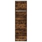 vidaXL Mueble zapatero 4 cajones abatibles roble ahumado 60x42x204 cm vidaXL Mueble zapatero 4 cajones abatibles roble ahumado 60x42x204 cm