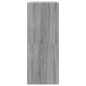 vidaXL Mueble zapatero 2 cajones abatibles gris Sonoma 80x42x108 cm