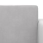 vidaXL Sofá cama de niños 2 plazas felpa suave gris claro vidaXL Sofá cama de niños 2 plazas felpa suave gris claro
