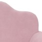 vidaXL Sofá cama para niños de 2 plazas felpa suave rosa vidaXL Sofá cama para niños de 2 plazas felpa suave rosa