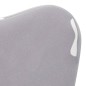 vidaXL Sofá para niños felpa suave gris claro con estrellas vidaXL Sofá para niños felpa suave gris claro con estrellas