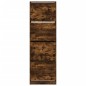 vidaXL Mueble zapatero 4 cajones abatibles roble ahumado 60x34x187,5cm vidaXL Mueble zapatero 4 cajones abatibles roble ahumado 60x34x187,5cm