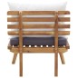 vidaXL Set de muebles de jardín 4 piezas con cojines madera de acacia vidaXL Set de muebles de jardín 4 piezas con cojines madera de acacia