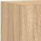 vidaXL Muebles TV pared con LED 6 pzas madera ingeniería roble Sonoma vidaXL Muebles TV pared con LED 6 pzas madera ingeniería roble Sonoma