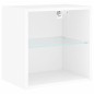 vidaXL Muebles de TV de pared con LED 8 pzas madera ingeniería blanco vidaXL Muebles de TV de pared con LED 8 pzas madera ingeniería blanco