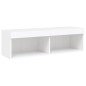 vidaXL Muebles de TV de pared con LED 5 pzas madera ingeniería blanco