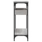 vidaXL Mesa consola estante madera ingeniería Sonoma gris 100x29x75 cm vidaXL Mesa consola estante madera ingeniería Sonoma gris 100x29x75 cm
