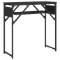 vidaXL Mesa consola con estante madera ingeniería negra 75x30x75 cm vidaXL Mesa consola con estante madera ingeniería negra 75x30x75 cm