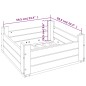 vidaXL Cubierta para base de sombrilla madera maciza de pino vidaXL Cubierta para base de sombrilla madera maciza de pino