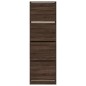 vidaXL Mueble zapatero 4 cajones abatibles marrón roble 60x34x187,5cm vidaXL Mueble zapatero 4 cajones abatibles marrón roble 60x34x187,5cm