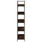 vidaXL Librería de 5 estantes madera ingeniería roble ahumado vidaXL Librería de 5 estantes madera ingeniería roble ahumado