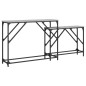 vidaXL Mesas consola apilables 2 pzas madera ingeniería gris Sonoma vidaXL Mesas consola apilables 2 pzas madera ingeniería gris Sonoma