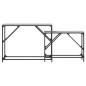 vidaXL Mesas consola apilables 2 pzas madera ingeniería gris Sonoma vidaXL Mesas consola apilables 2 pzas madera ingeniería gris Sonoma