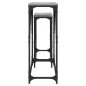 vidaXL Mesas consola apilables 2 pzas madera ingeniería gris Sonoma vidaXL Mesas consola apilables 2 pzas madera ingeniería gris Sonoma