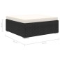 vidaXL Set de muebles de jardín 4 pzas y cojines ratán sintético negro vidaXL Set de muebles de jardín 4 pzas y cojines ratán sintético negro