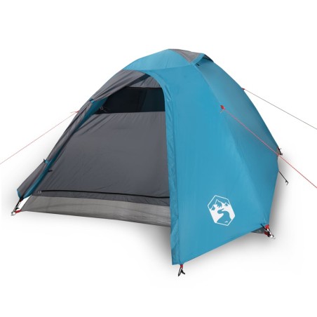 vidaXL Tienda de campaña 2 personas tafetán 185T azul 264x210x125 cm