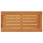 vidaXL Mesa auxiliar jardín tapa madera ratán PE gris 58x27,5x55 cm vidaXL Mesa auxiliar jardín tapa madera ratán PE gris 58x27,5x55 cm
