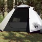 vidaXL Tienda de campaña 2 personas tafetán 185T blanco 224x248x118 cm