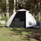 vidaXL Tienda de campaña 2 personas tafetán 185T blanco 224x248x118 cm