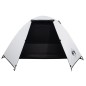 vidaXL Tienda de campaña 2 personas tafetán 185T blanco 224x248x118 cm