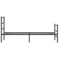 vidaXL Estructura de cama con cabecero y estribo metal negro 80x200 cm vidaXL Estructura de cama con cabecero y estribo metal negro 80x200 cm