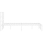 vidaXL Estructura de cama de metal con cabecero blanca 120x190 cm vidaXL Estructura de cama de metal con cabecero blanca 120x190 cm