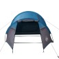 vidaXL Tienda de campaña 3 personas tafetán 185T azul 370x185x116 cm vidaXL Tienda de campaña 3 personas tafetán 185T azul 370x185x116 cm