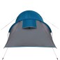 vidaXL Tienda de campaña 3 personas tafetán 185T azul 370x185x116 cm vidaXL Tienda de campaña 3 personas tafetán 185T azul 370x185x116 cm
