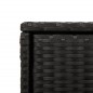 vidaXL Armario de almacenaje de jardín ratán PE negro 105x55x113 cm vidaXL Armario de almacenaje de jardín ratán PE negro 105x55x113 cm